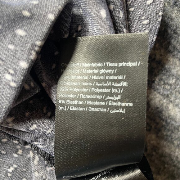 Ulla Popken black with tan and white spots 32/34 Women's Tunic Top poly blend - Picture 5 of 8